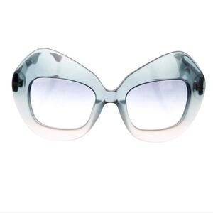 Dolce Gabbana OVERSIZE GRADIENT LENS Sunglasses & CASE EXCELLENT!